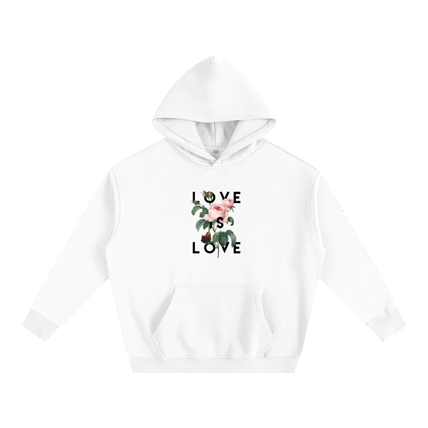Love is Love Oversize Fleeced Hoodie