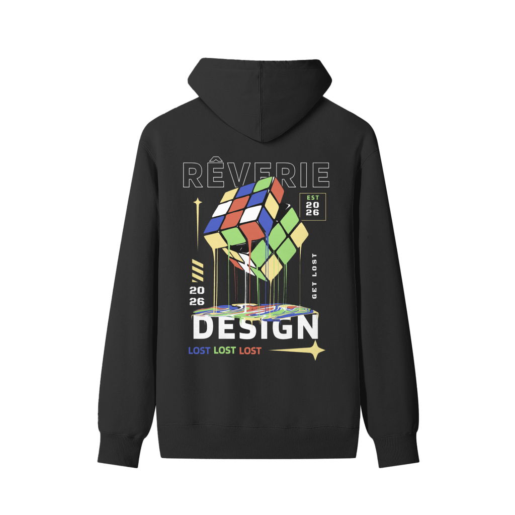 Rêverie Rubix-Cube Design Hoodie