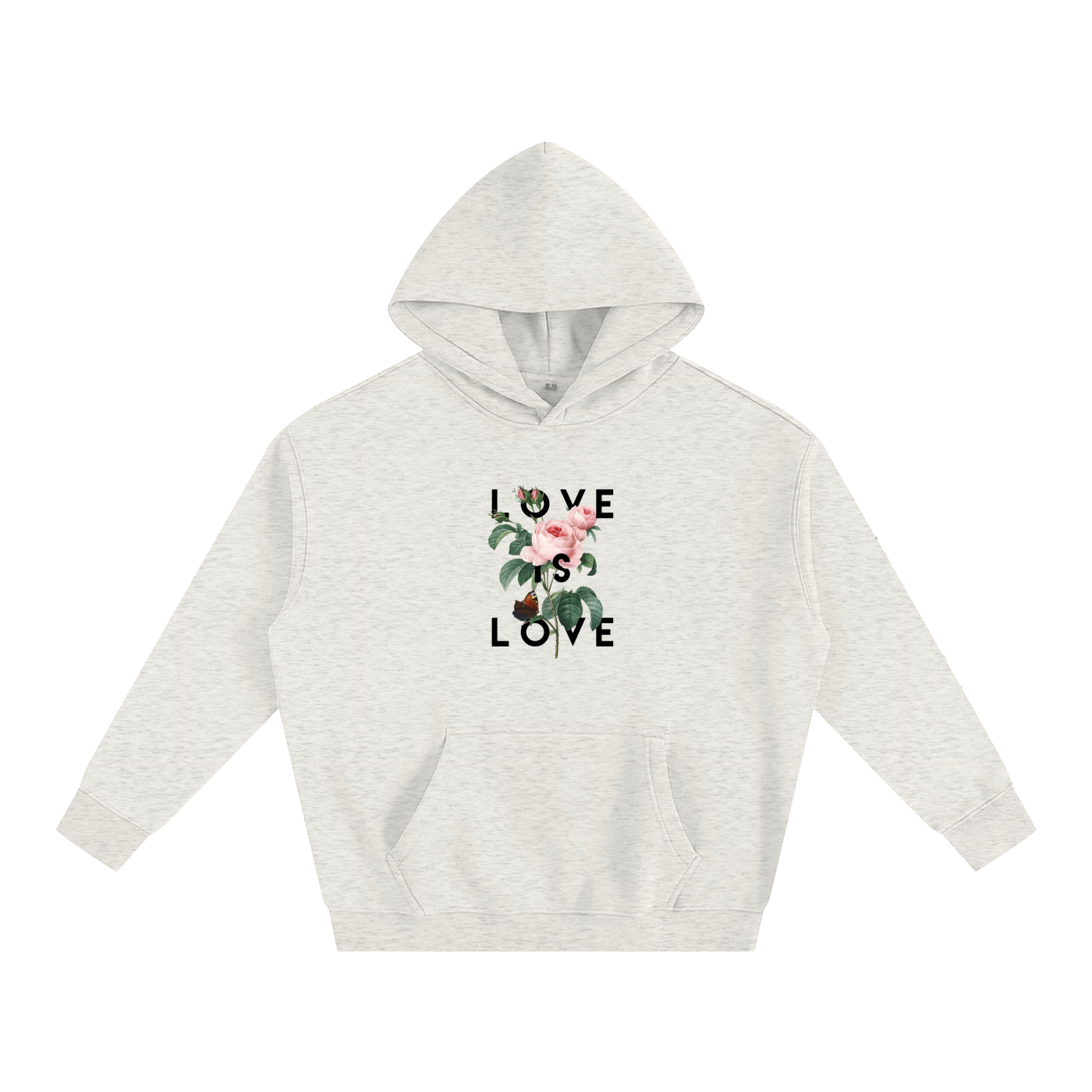 Oversize Love is Love Hoodie