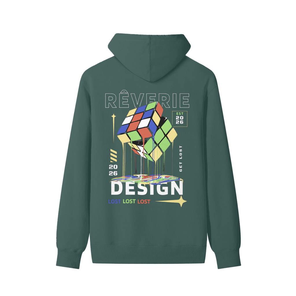 Rêverie Rubix-Cube Design Hoodie